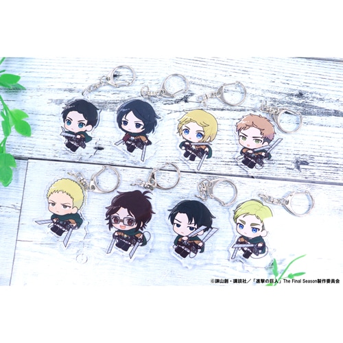 予約販売】進撃の巨人- アクリルキーホルダー［でこぱちっ！］5