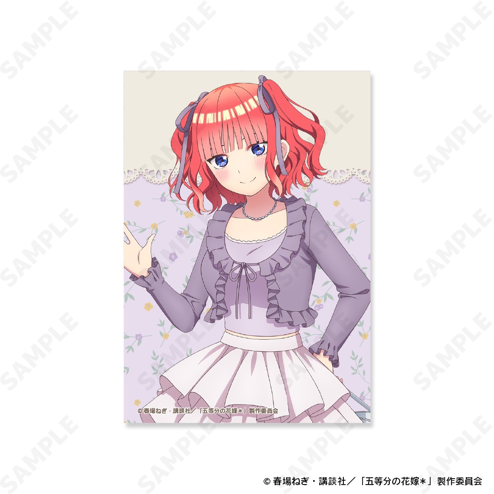 予約販売】五等分の花嫁＊ クリアファイル＆ブロマイドセット 2.中野二