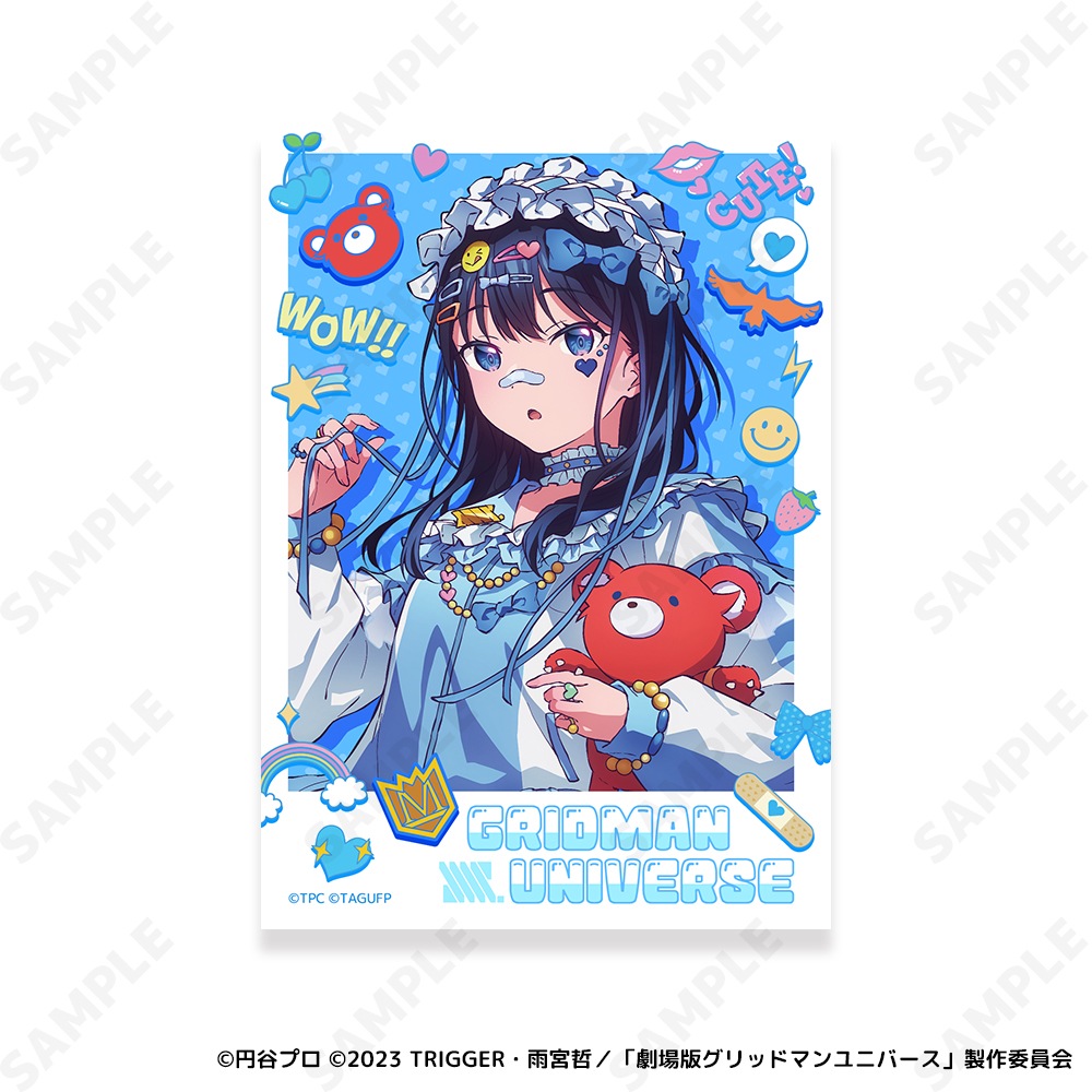 グリッドマン 宝多六花 ブロマイド 予約販売】グリッドマンユニバース クリアファイル＆ブロマイドセット