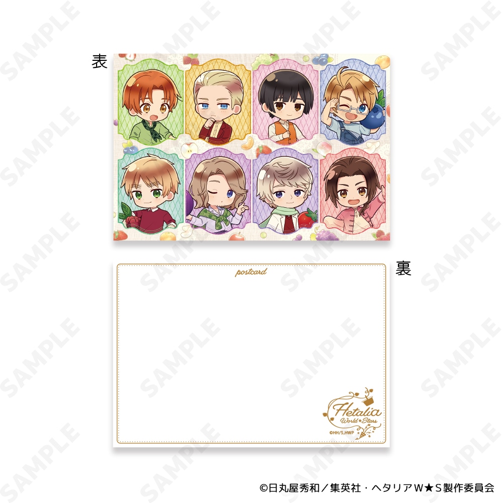 ヘタリア　クリアファイルセット 5月一般発売】アニメ「ヘタリア World☆Stars」描き下ろしクリア
