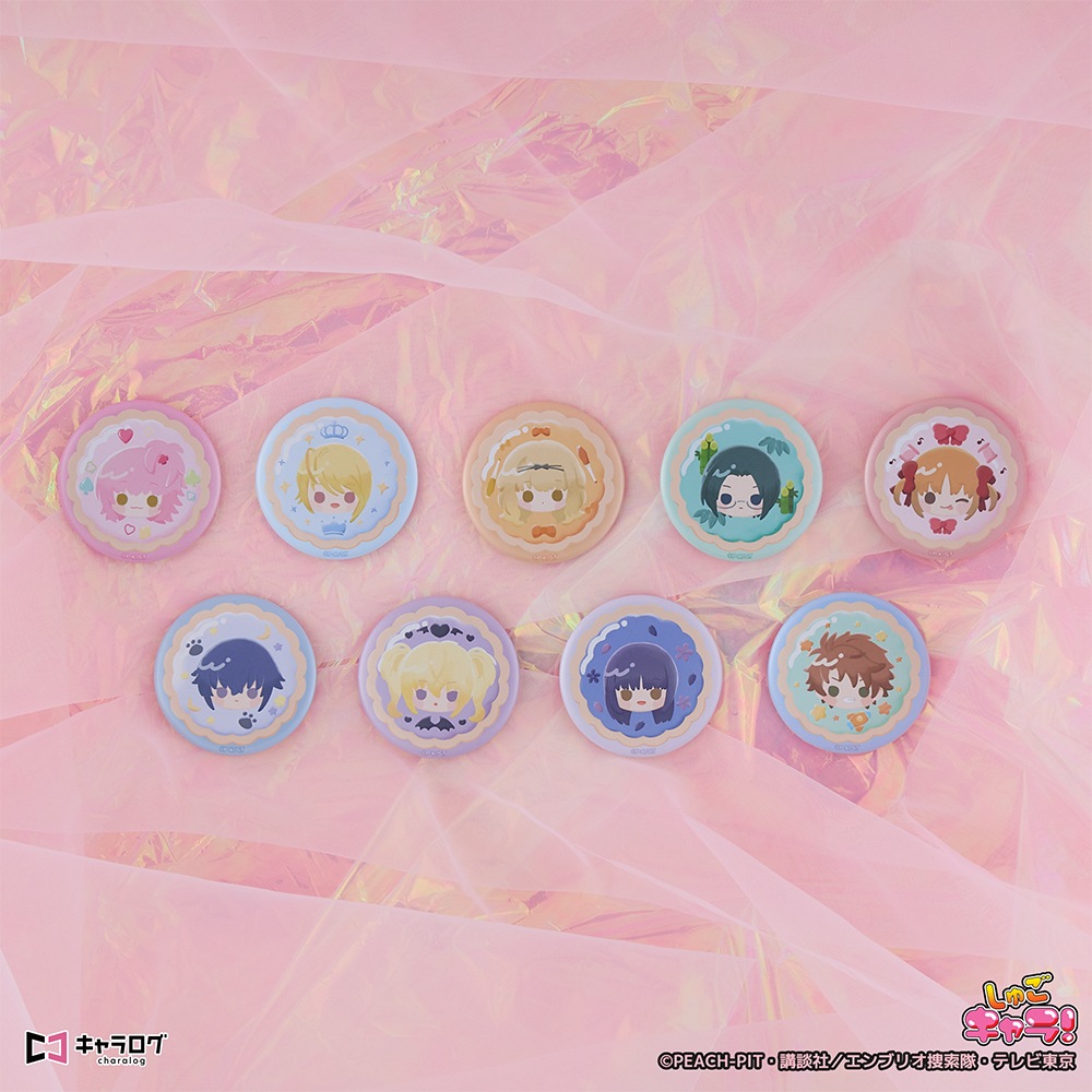 TVアニメ『しゅごキャラ！』 トレーディングマット缶バッジ[Cookie
