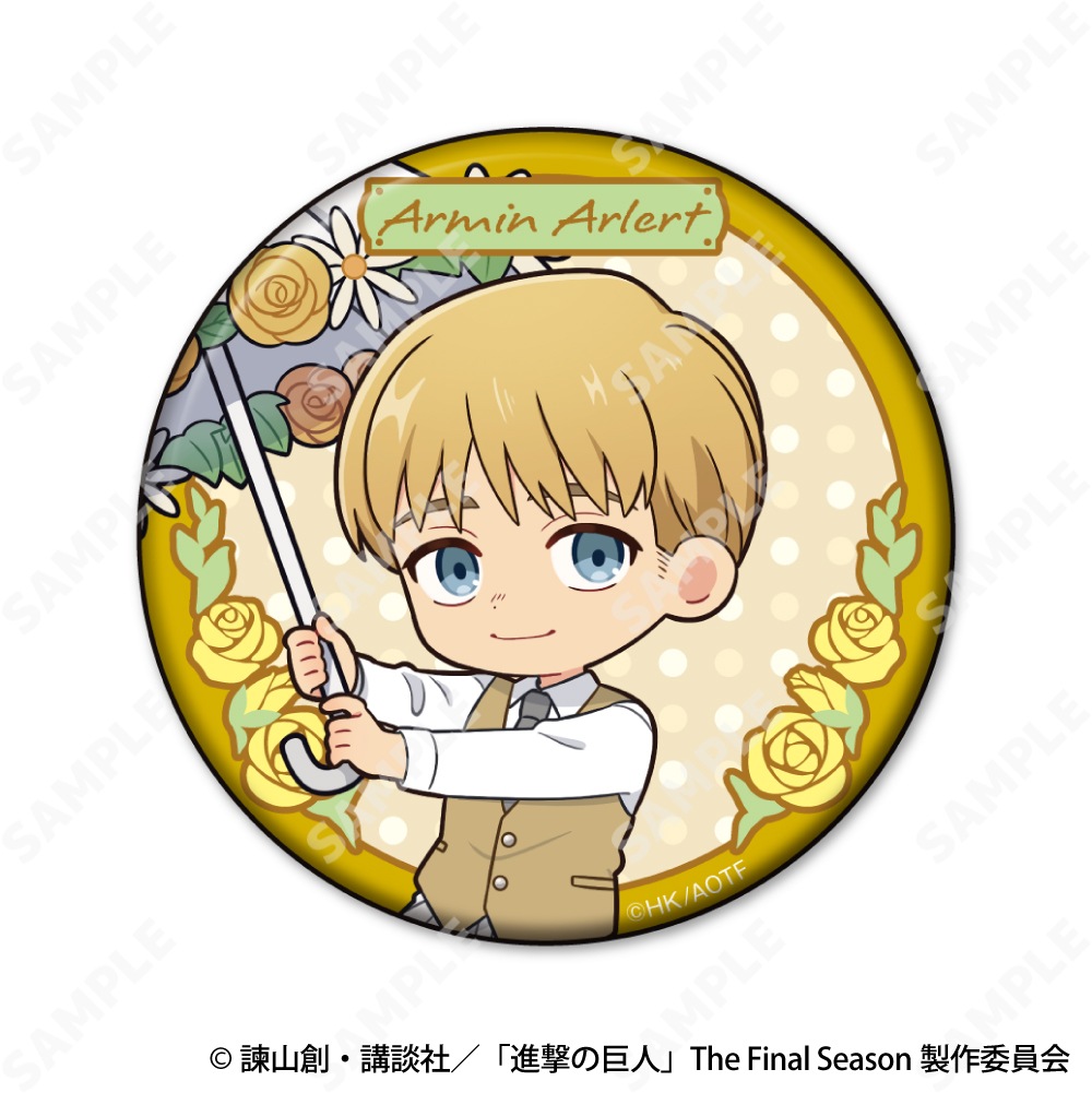 予約販売】進撃の巨人 トレーディング缶バッジ ミニキャラver