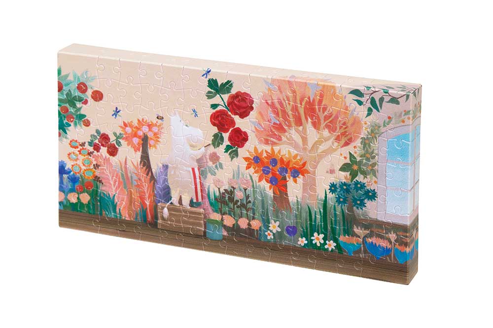 【予約販売】ムーミン キャンバスパズル ムーミンママの壁画 120ピース 11×22.3×2cm ムーミンママ 2304-10 やのまん