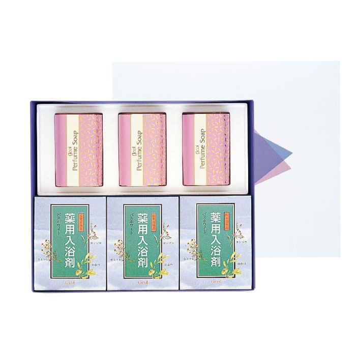バスメニー20g×15袋、高級芳香石けん3コ入セット