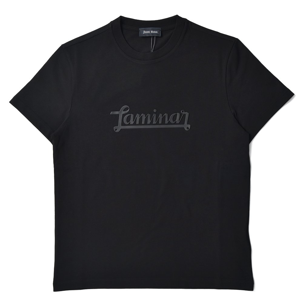 HERNO Laminar ラミナー Tシャツ JG00059UL-52000-9300 NERO HERNO Laminar ヘルノ ラミナー コンパクトジャージ エンボス
