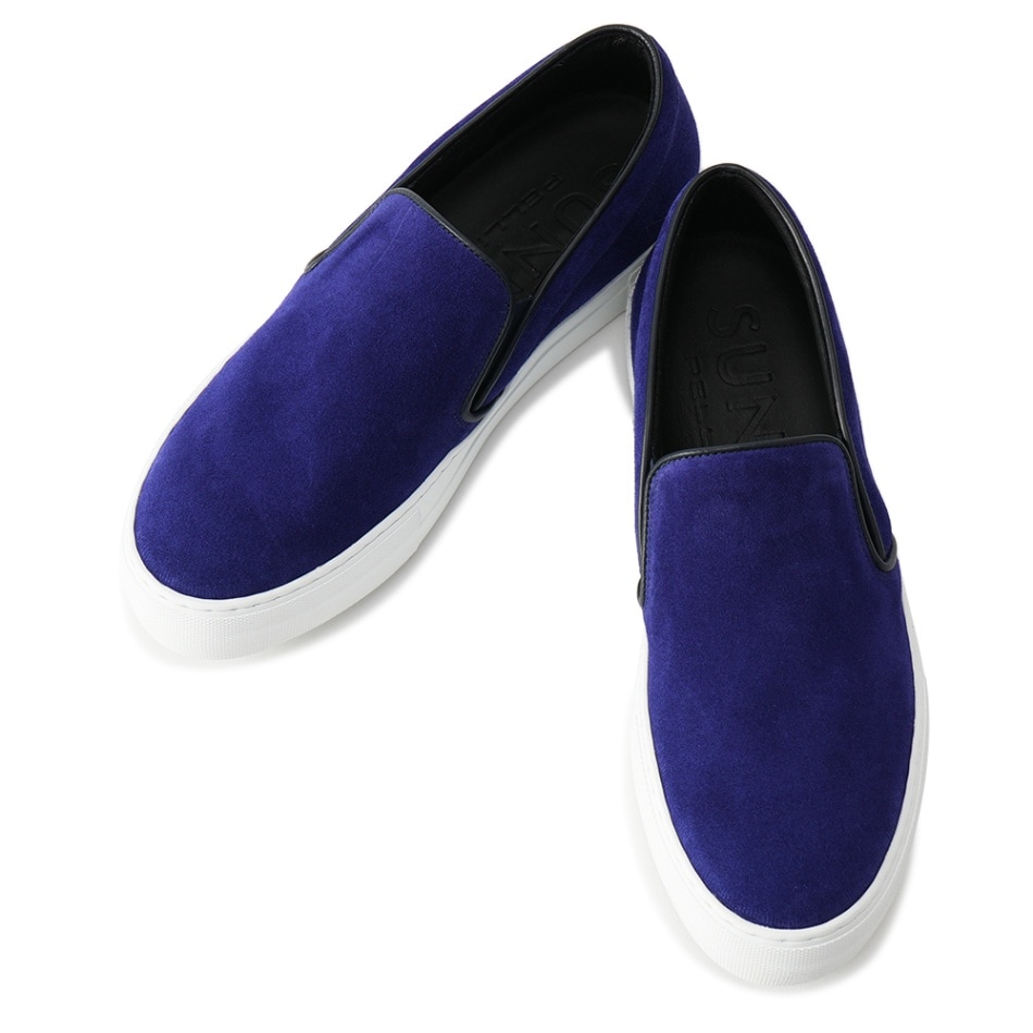 PELLICO SUNNY ペリーコサニー GIOIA M001 SUEDE 3.5cm スエード スリッポンシューズ BLUE