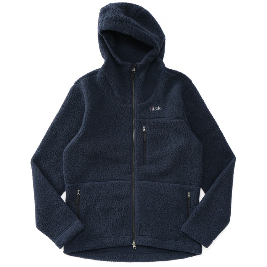 TILAK ティラック NUUK HOODIE BOA ヌークフーディー ボア NAVY