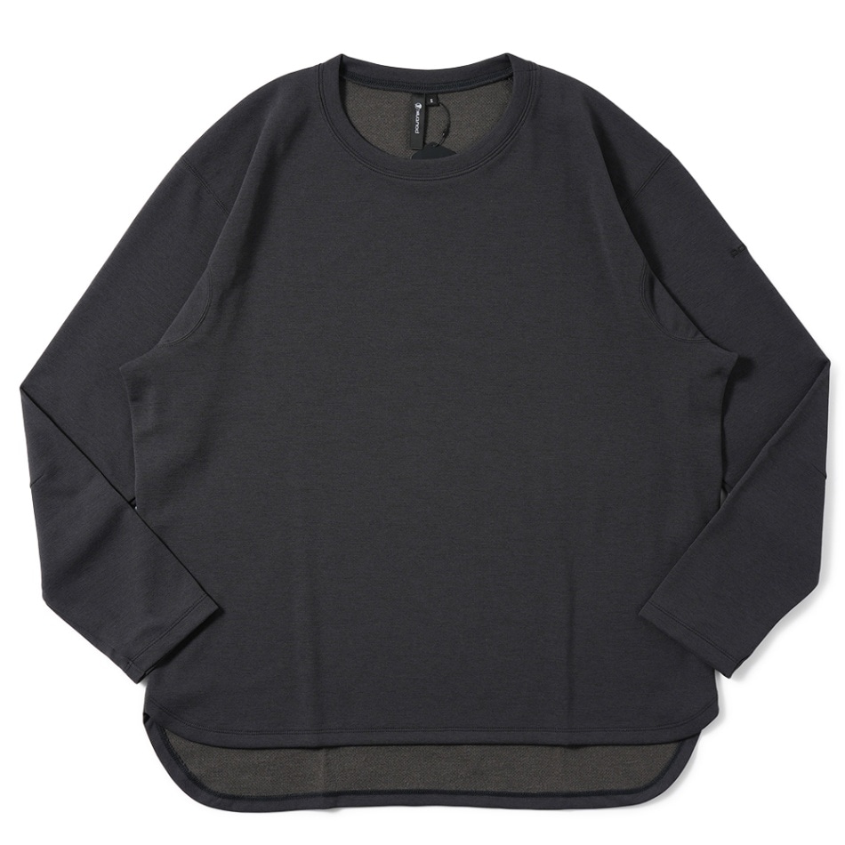 POUTNIK THE URBAN TRAVELER BY TILAK ポートニック ティラック DEL-TEE L/S 1.0 デルティー ロングスリーブ 1.0 BLACK