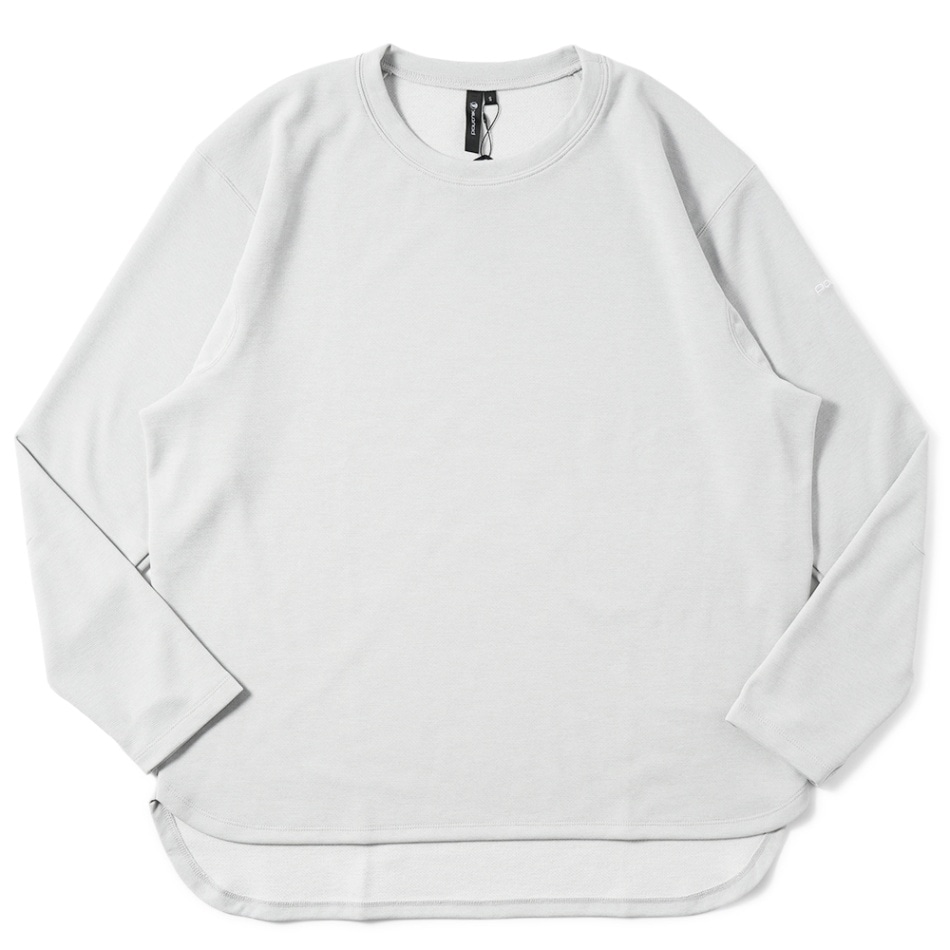 POUTNIK THE URBAN TRAVELER BY TILAK ポートニック ティラック DEL-TEE L/S 1.0 デルティー ロングスリーブ 1.0 LIGHT GRAY