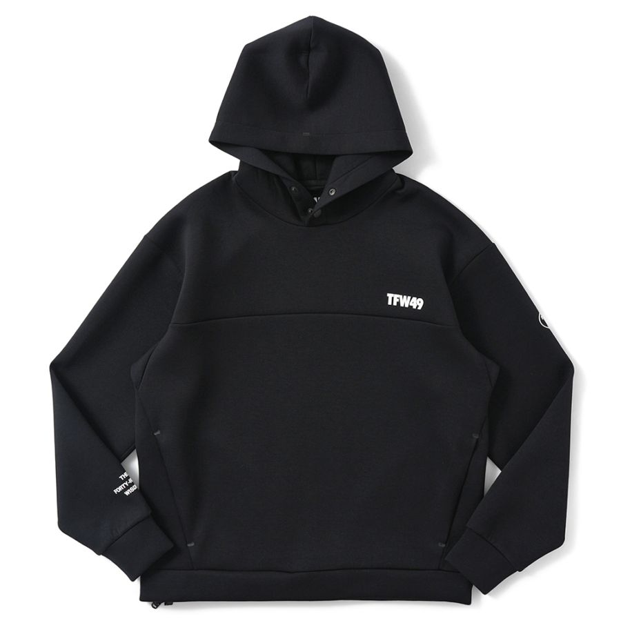 TFW49 ティーエフダブリュー49 CARDBOARD MATERIAL HOODIE カードボードマテリアル フーディー T102520020 BLACK