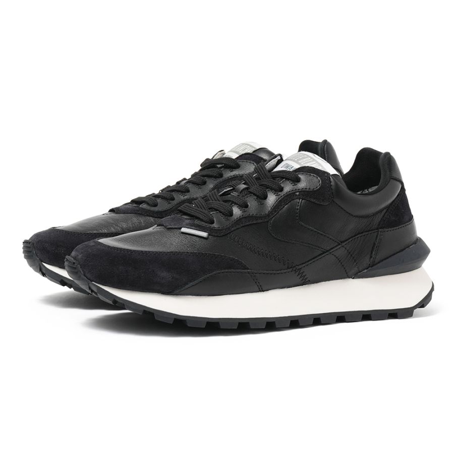VOILE BLANCHE ボイルブランシェ QWARK HYPE スムースレザー・スエード スニーカー 2017930/17 0A01 BLACK