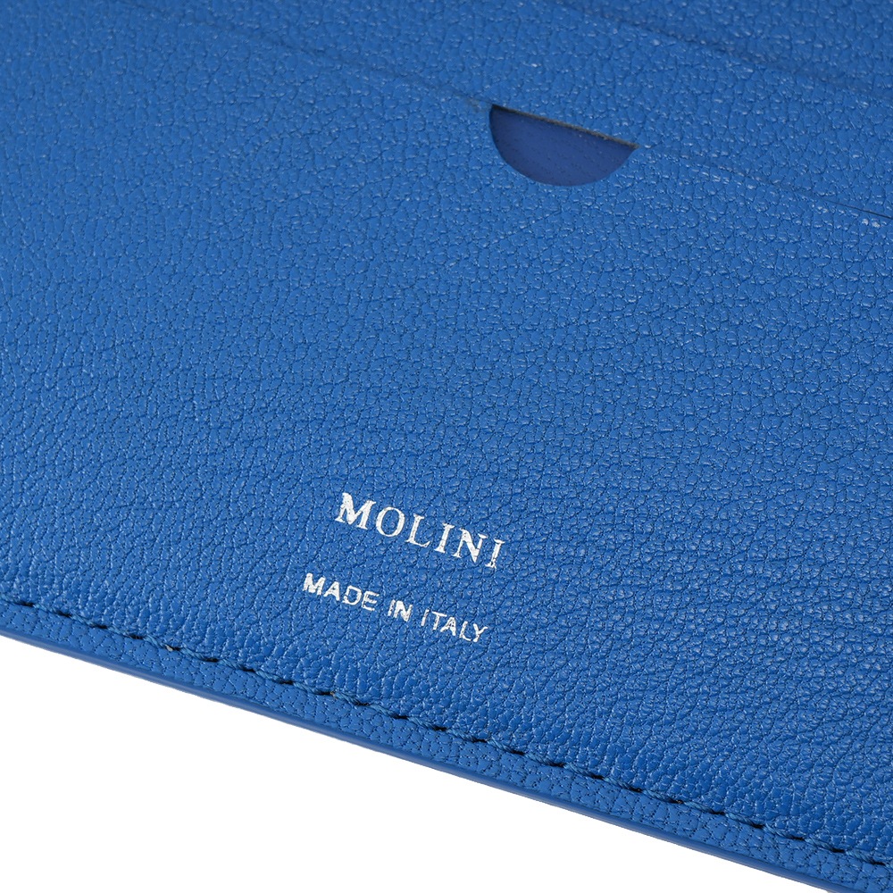 MOLINI モリニ Fragment Case フラグメントケース ミニウォレット FC1003 BLUE×GRAY