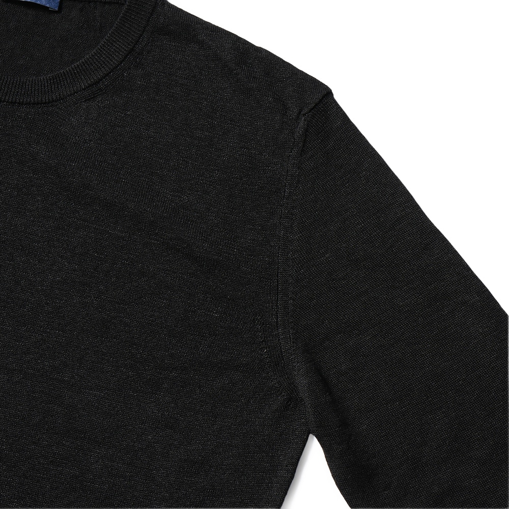 美品 ドルモア DRUMOHR コットン ニットジャケット　48 ブラック Drumohr - D1C461 コットンミラノリブ ダブルブレステッド 6B