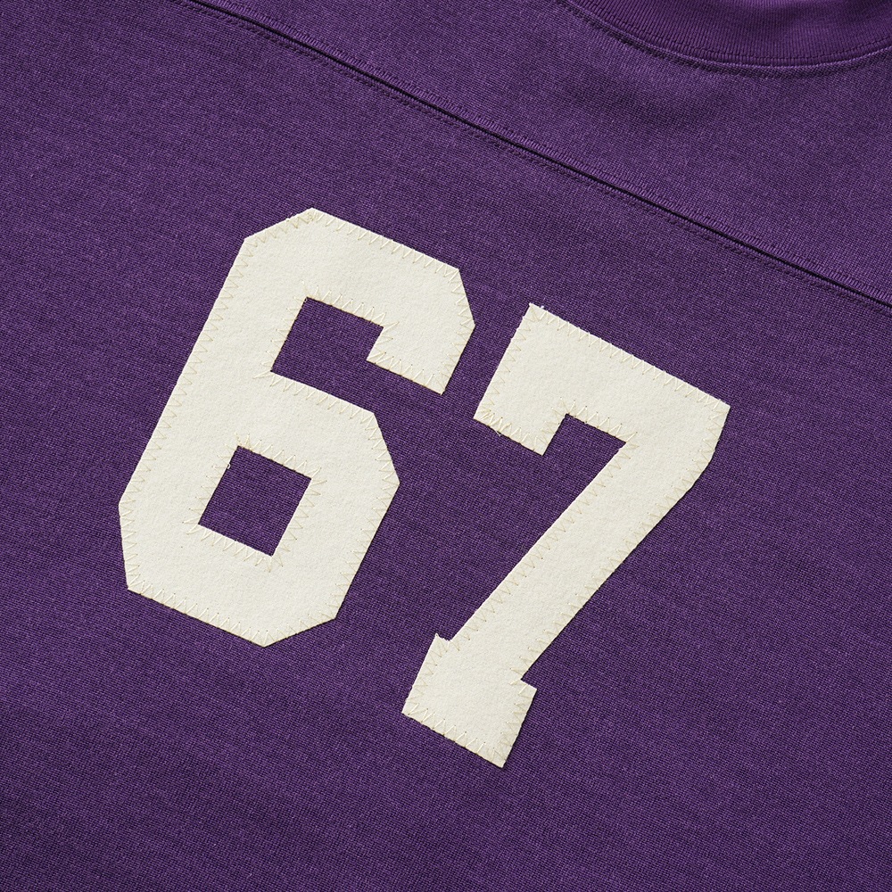 St.Johns 3rd club セント ジョンズ サード クラブ 67 フットボールTシャツ SJ25-045 PURPLE×WHITE