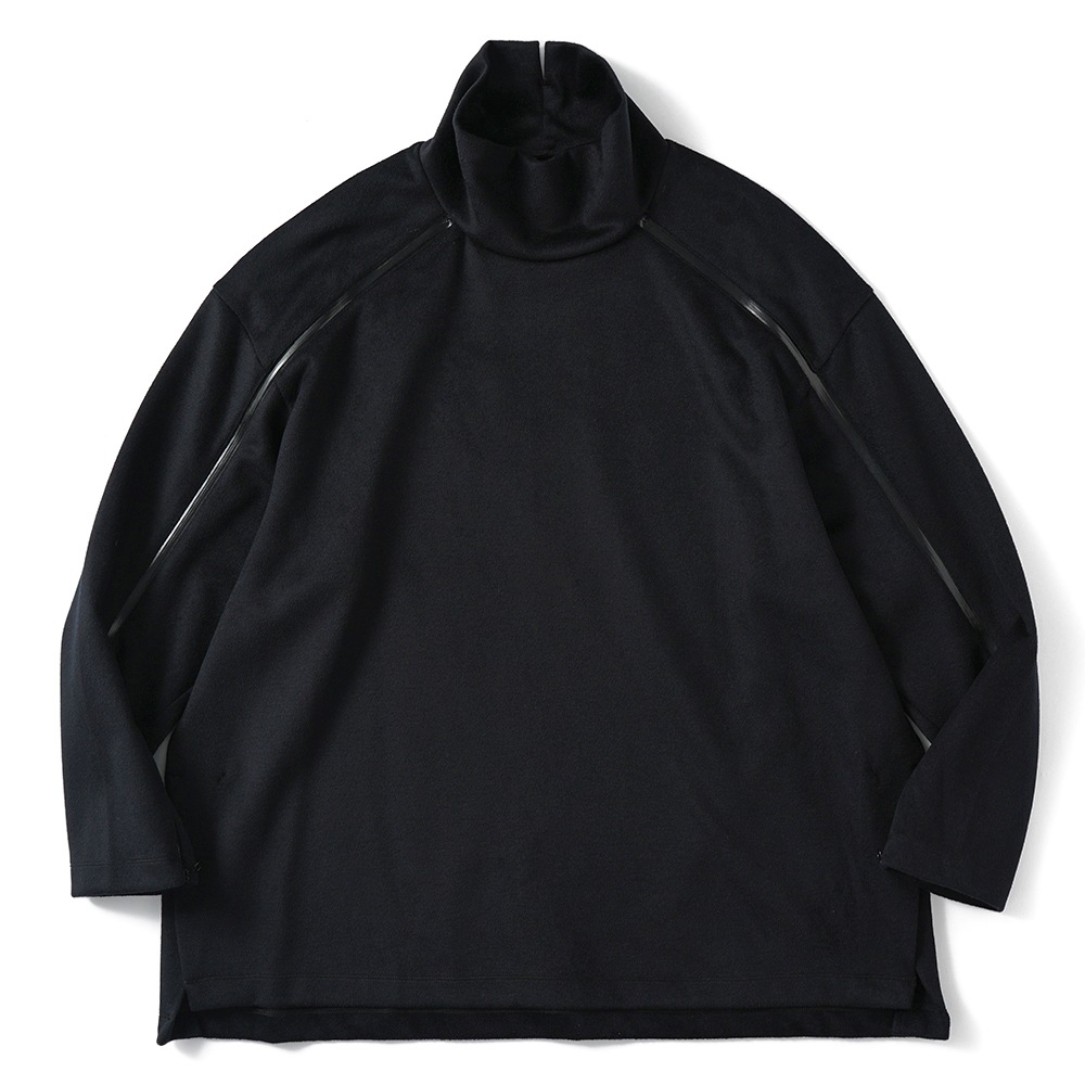 onegravity ワングラビティ ビーバージャージー モックネックカットソー 52-234-13-100012 BLACK