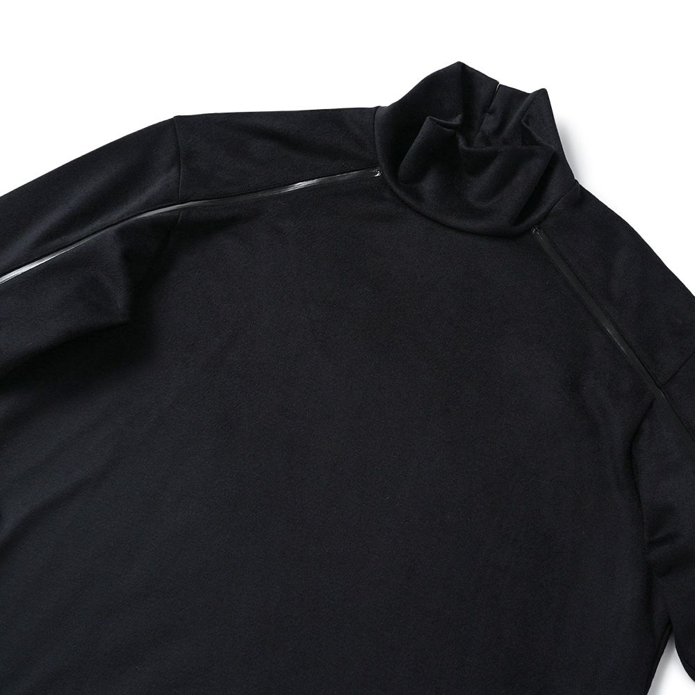onegravity ワングラビティ ビーバージャージー モックネックカットソー 52-234-13-100012 BLACK