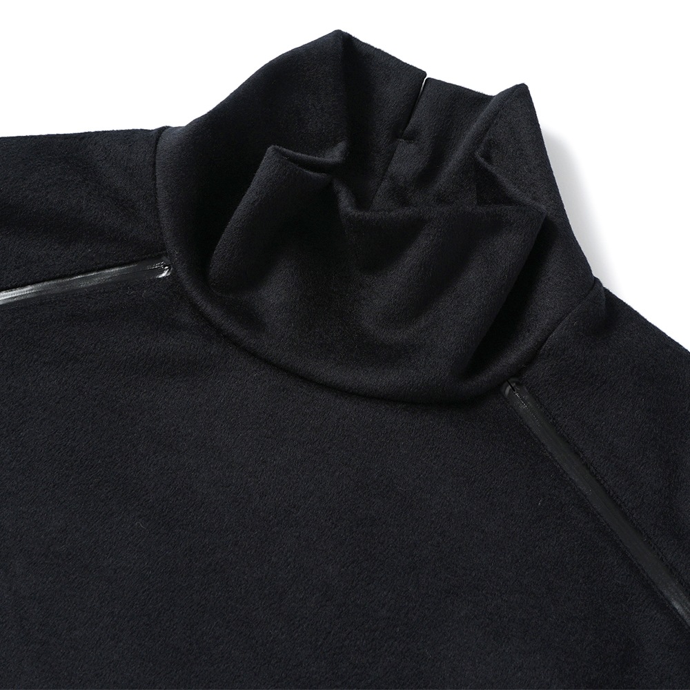 onegravity ワングラビティ ビーバージャージー モックネックカットソー 52-234-13-100012 BLACK