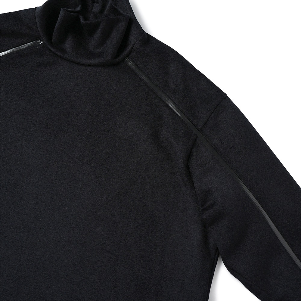 onegravity ワングラビティ ビーバージャージー モックネックカットソー 52-234-13-100012 BLACK
