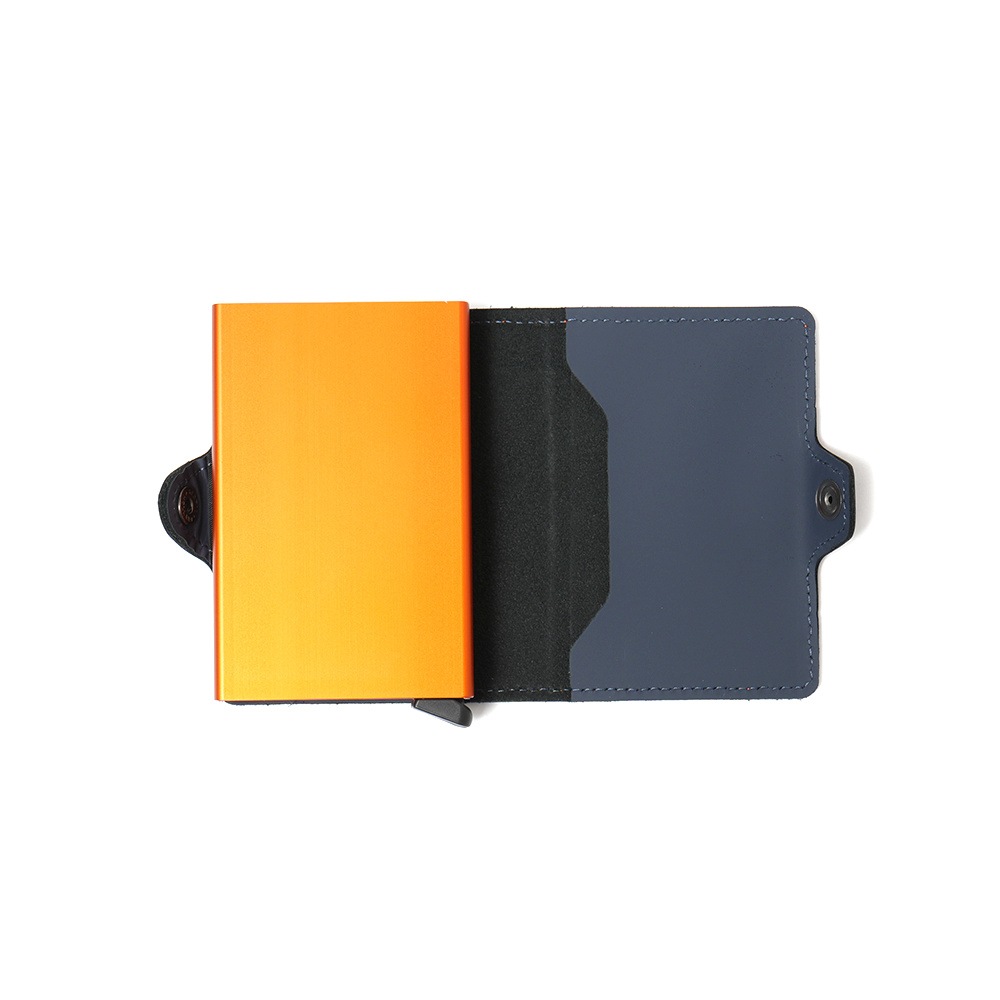 SECRID セクリッド TWINWALLET MATTE ツインウォレット NIGHT BLUE&ORANGE