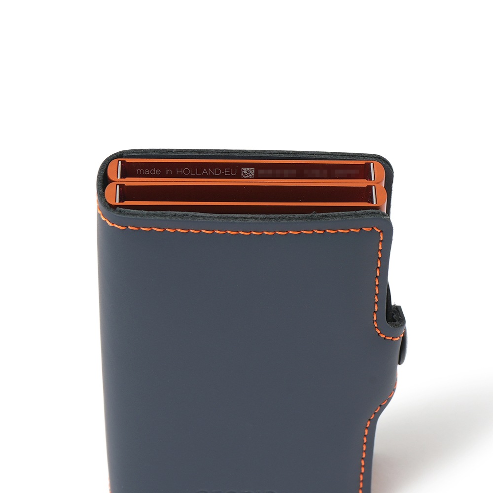SECRID セクリッド TWINWALLET MATTE ツインウォレット NIGHT BLUE&ORANGE