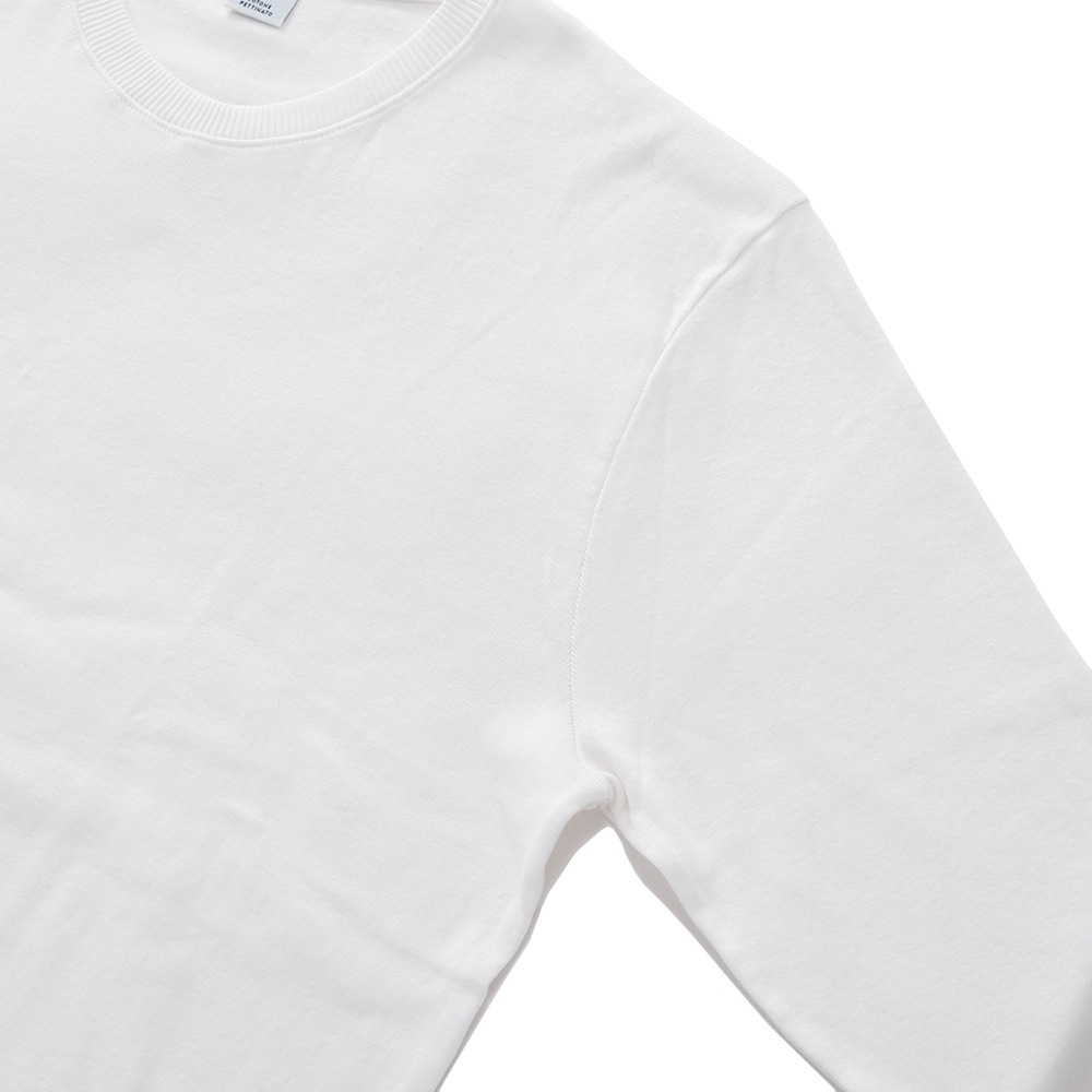 GICIPI ジチピ 2201A LUPO CotoneSoft ソフトコットン クルーネック ロングスリーブTシャツ WHITE