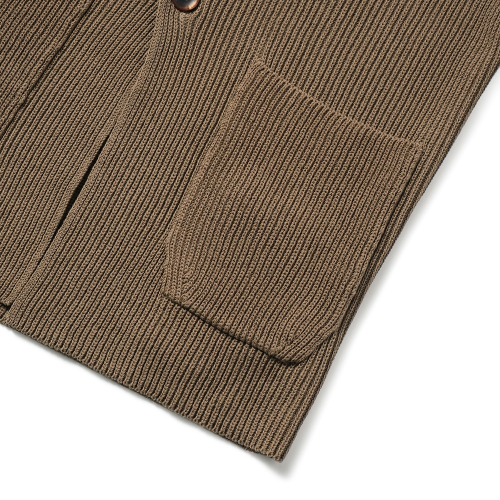 ZANONE ザノーネ GIACCA コットン リブ ニットジャケット 813054-ZM367