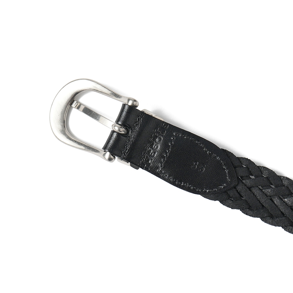 THE SOLE ザソール PUNTALE/MESH ブラックカーフメッシュ プンターレ