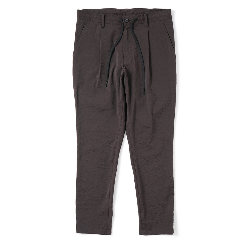 junhashimoto ジュンハシモト ULTRA LIGHT TUCK PANTS ウルトラライトタックパンツ 1072610056 BROWN