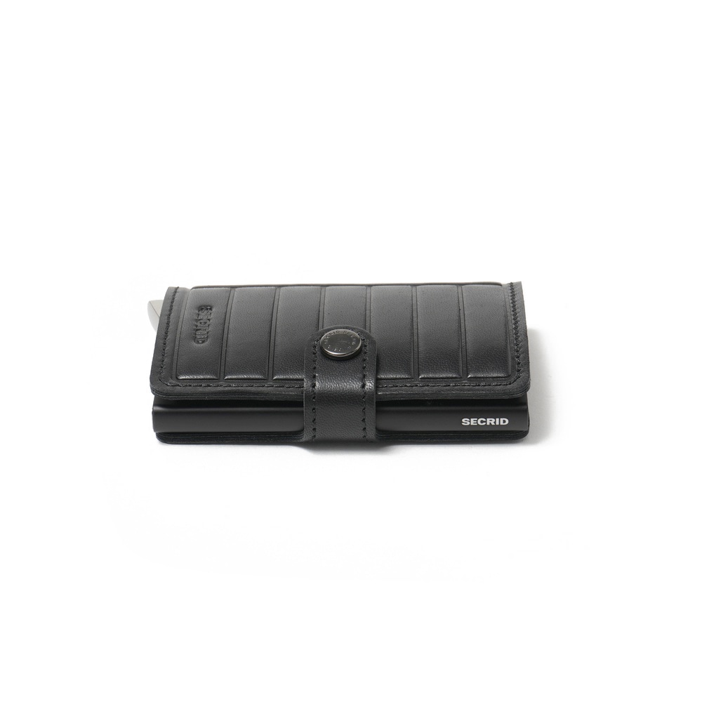 SECRID セクリッド PREMIUM MINIWALLET EMBOSS LINES ミニウォレット BLACK