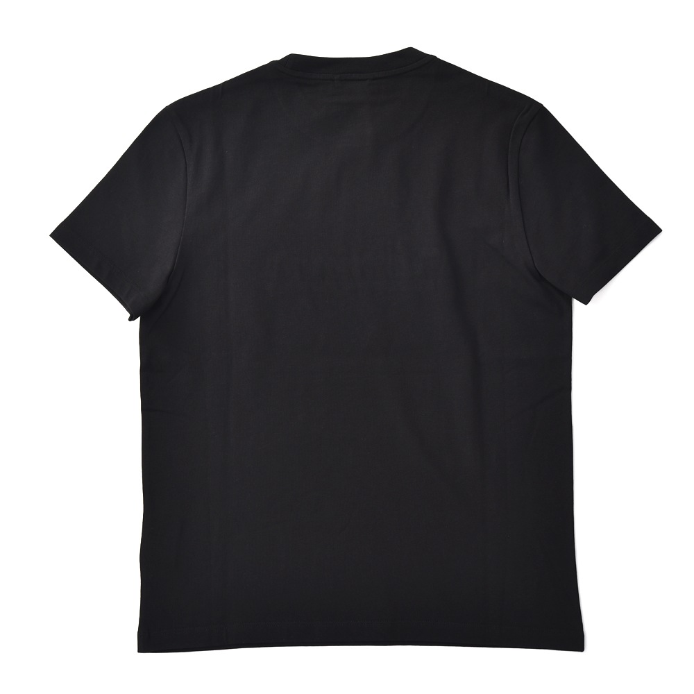 HERNO Laminar ヘルノ ラミナー コンパクトジャージ エンボス ショートスリーブ Tシャツ BLACK