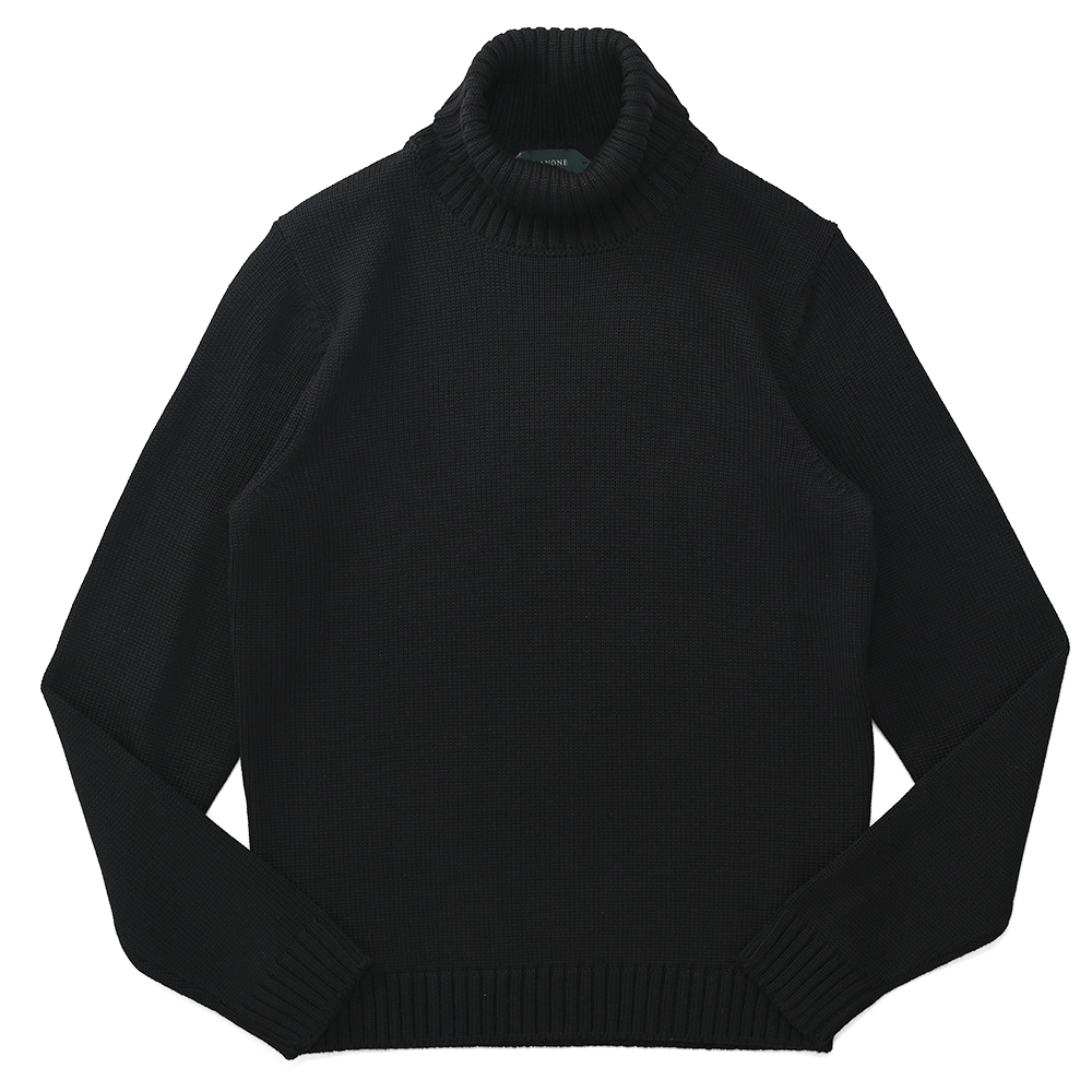 【美品】ザノーネ　ニット　ミドルゲージ　タートルネック　セーター　イタリア製　L ZANONE ザノーネ ミドルゲージ タートルネックニット ZANONE ザノーネ