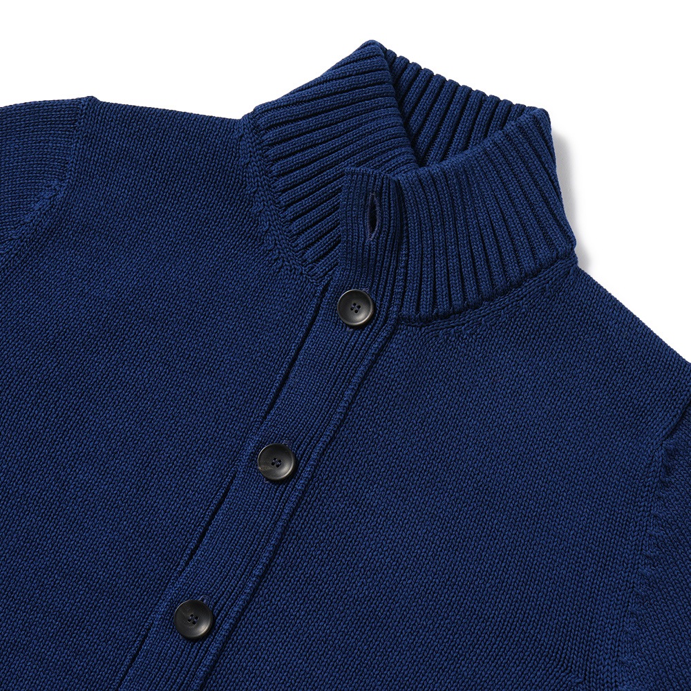 ZANONE ザノーネ CHIOTO コットン ミドルゲージ ニット スタンドカラー