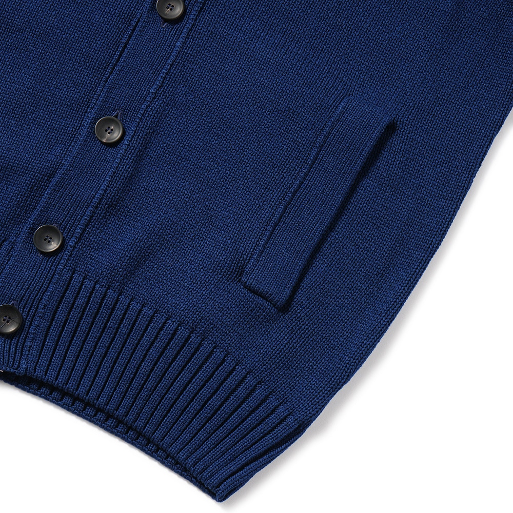 ZANONE ザノーネ CHIOTO コットン ミドルゲージ ニット スタンドカラー