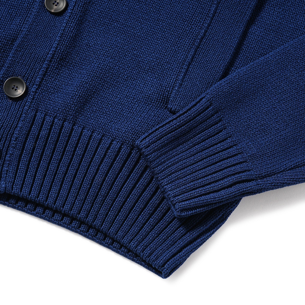 ZANONE ザノーネ CHIOTO コットン ミドルゲージ ニット スタンドカラー