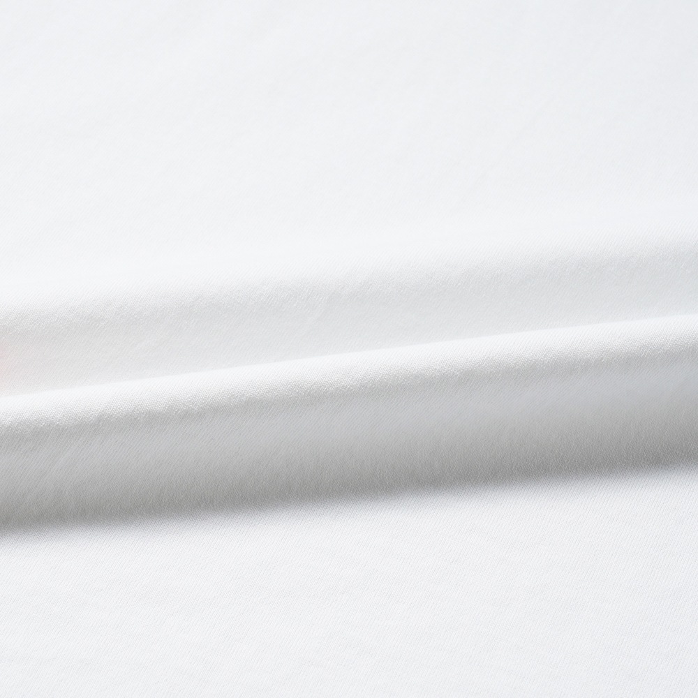 GICIPI ジチピ 2404P GRANCHIO Jersey Doppio Ritorto グラーンキオ ジャージ ドッピオ リトルト 双糸ジャージ クルーネック 半袖カットソー WHITE