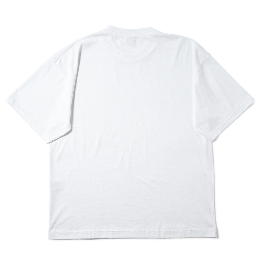 GICIPI ジチピ 2404P GRANCHIO Jersey Doppio Ritorto グラーンキオ ジャージ ドッピオ リトルト 双糸ジャージ クルーネック 半袖カットソー WHITE