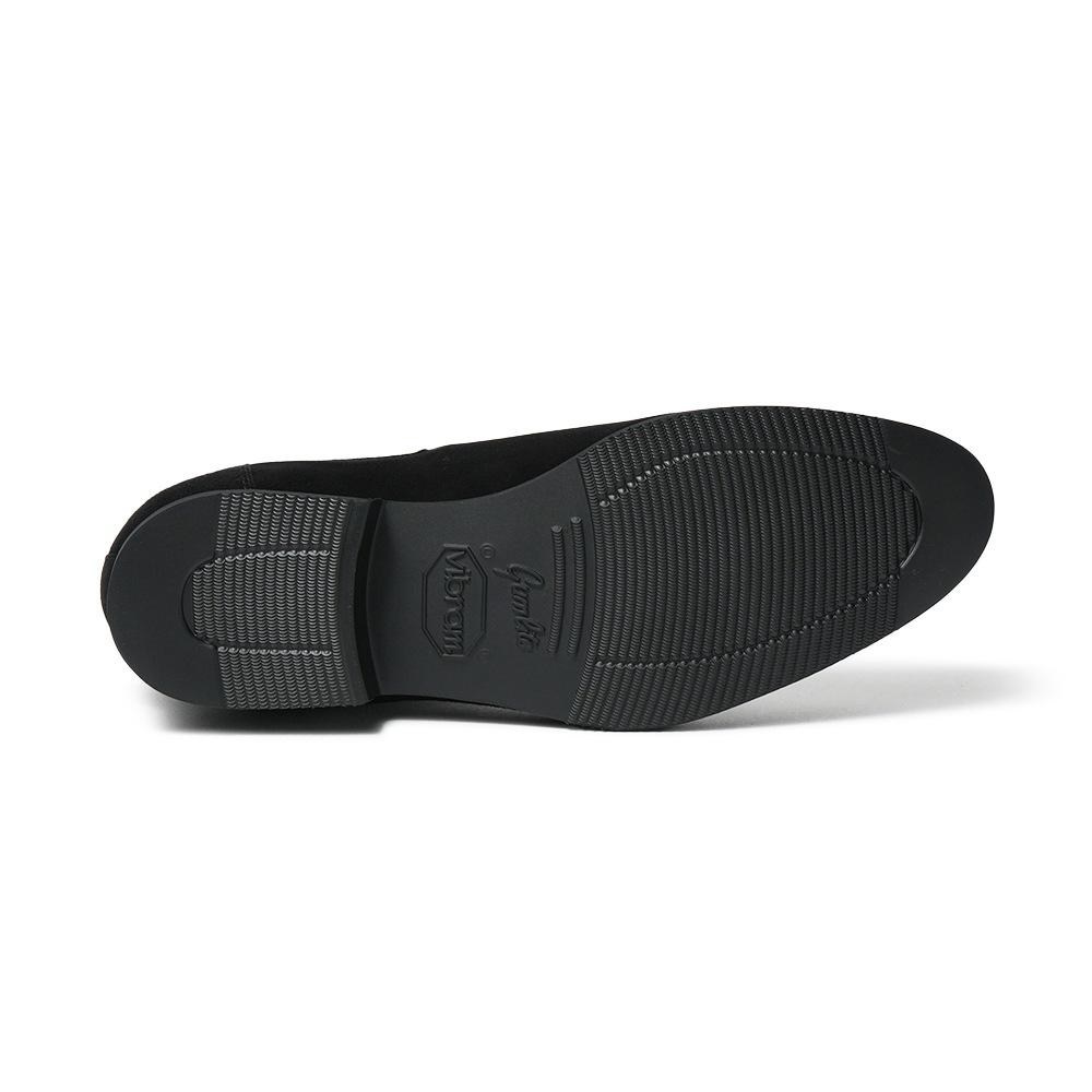 FERRANTE フェランテ JUST CAMOSCIO GUM LIGHT スエード サイドゴアブーツ BLACK