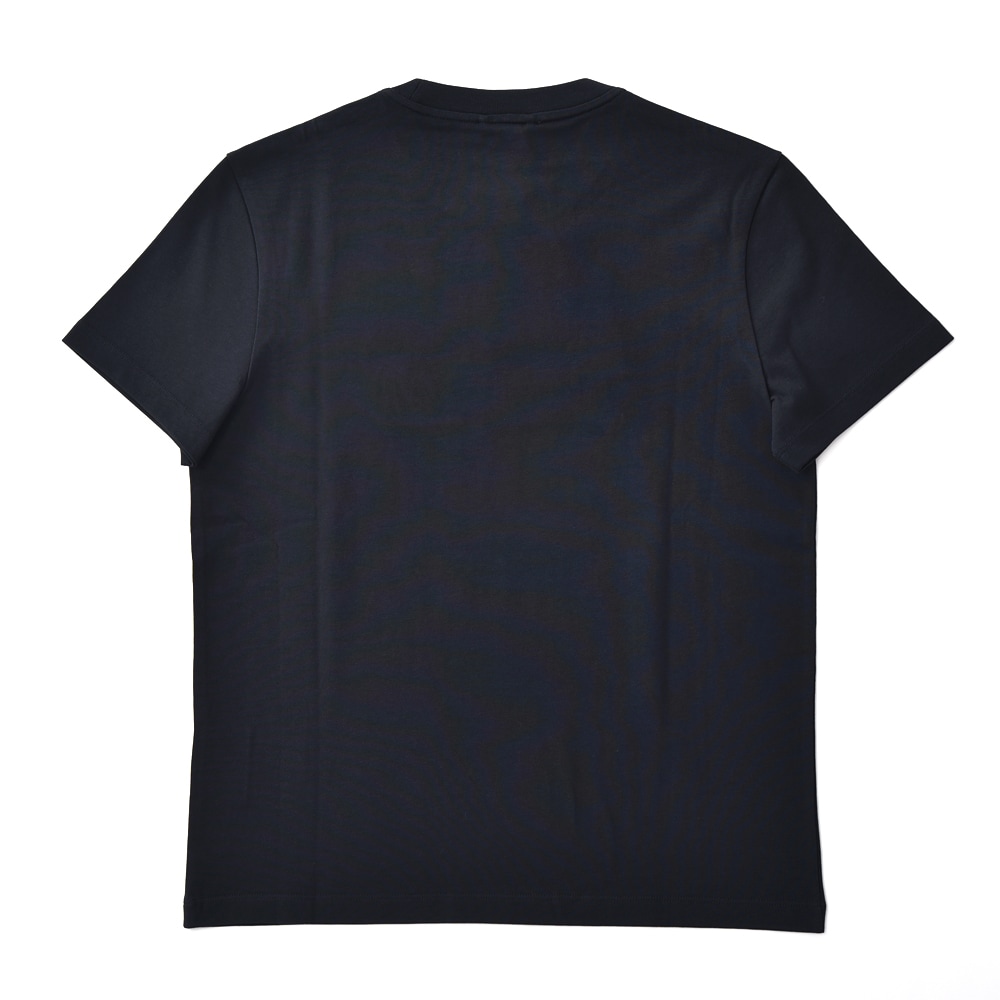 HERNO Laminar ヘルノ ラミナー コンパクトジャージ エンボス ショートスリーブ Tシャツ NAVY
