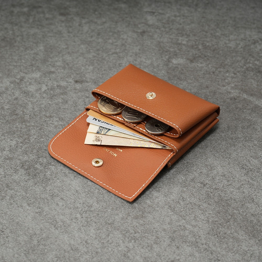 MOLINI モリニ Mini Wallet ミニウォレット MW1001 CAMEL