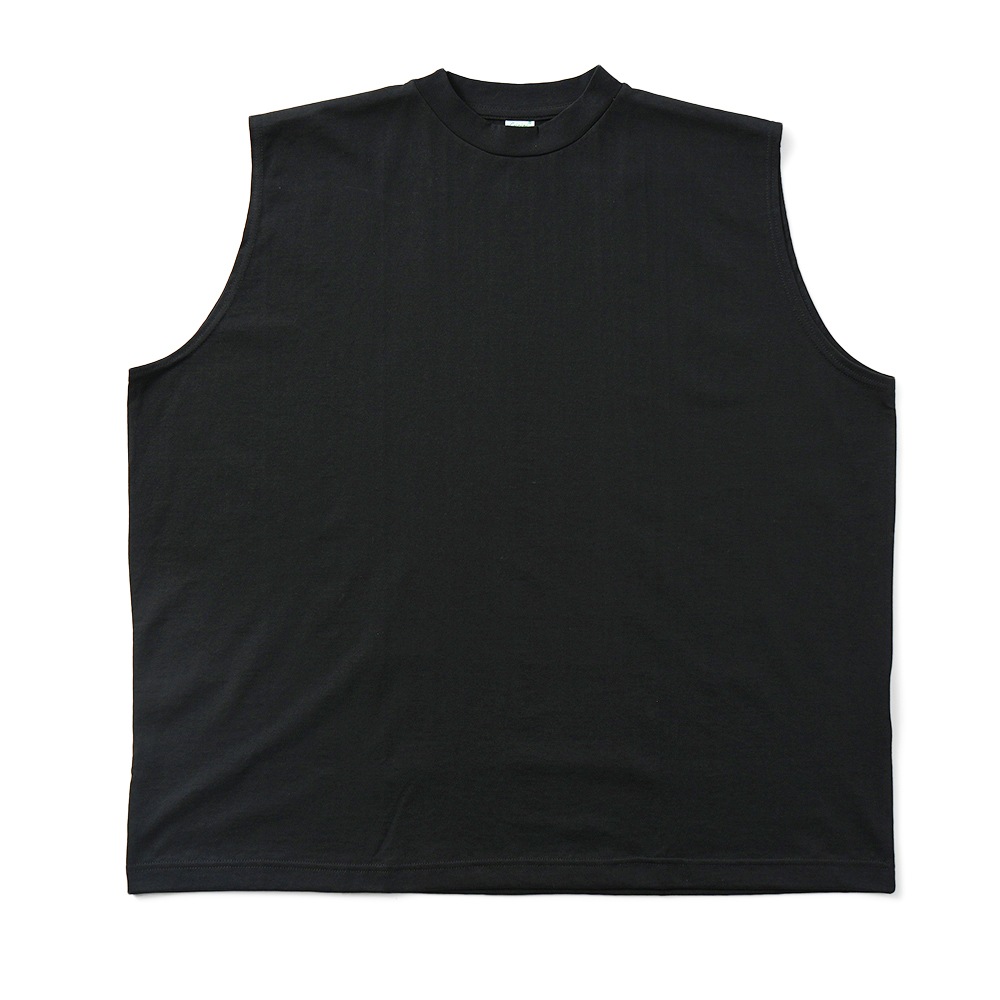 GICIPI ジチピ 2504P SPIGOLA スピーゴラ クルーネック リラックスフィット ノースリーブTシャツ NERO