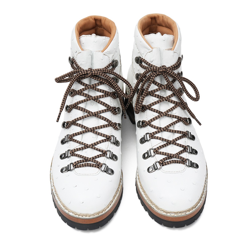 Marmolada マルモラーダ FG105 STRUZZO BIANCO オーストリッチ マウンテンブーツ WHITE