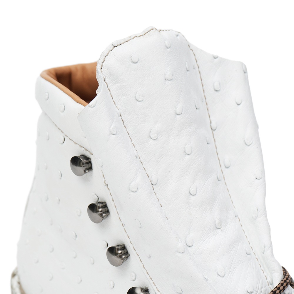 Marmolada マルモラーダ FG105 STRUZZO BIANCO オーストリッチ マウンテンブーツ WHITE