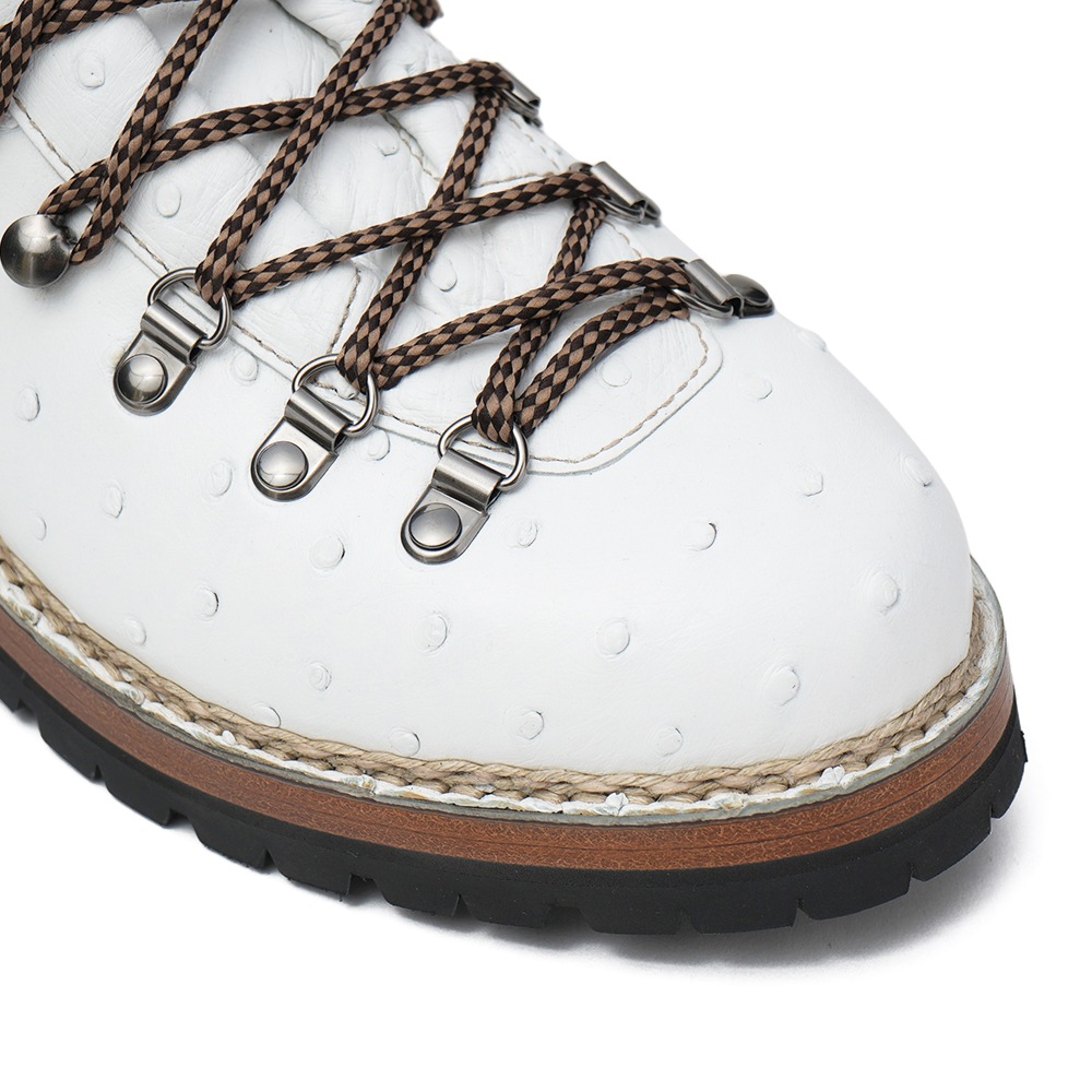 Marmolada マルモラーダ FG105 STRUZZO BIANCO オーストリッチ マウンテンブーツ WHITE