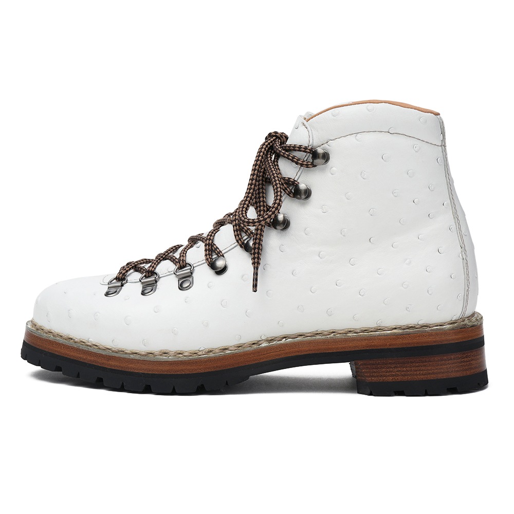 Marmolada マルモラーダ FG105 STRUZZO BIANCO オーストリッチ マウンテンブーツ WHITE