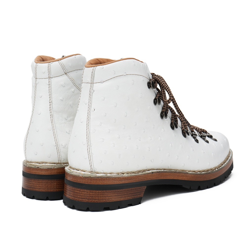 Marmolada マルモラーダ FG105 STRUZZO BIANCO オーストリッチ マウンテンブーツ WHITE