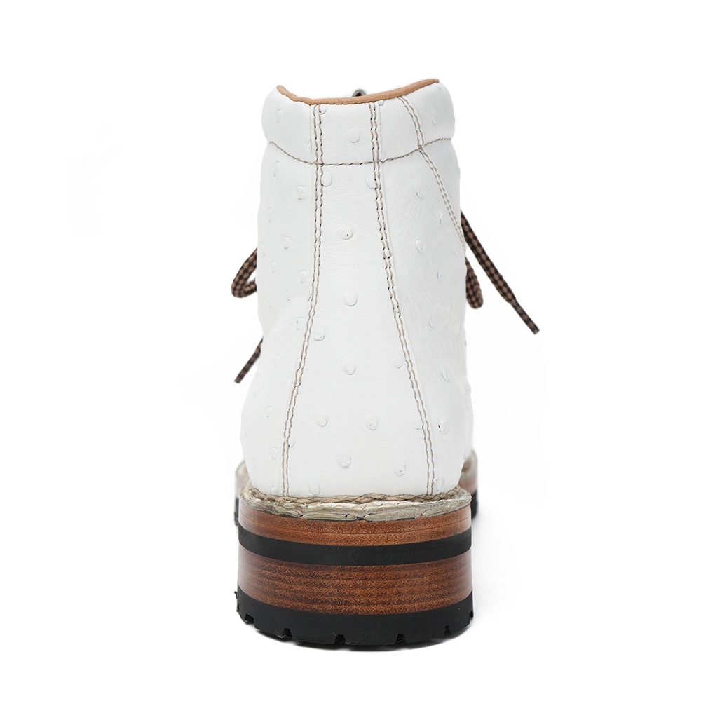 Marmolada マルモラーダ FG105 STRUZZO BIANCO オーストリッチ マウンテンブーツ WHITE