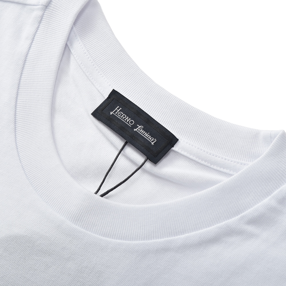 HERNO Laminar ヘルノ ラミナー ゴアテックス ポケット コンパクトジャージ ショートスリーブTシャツ JG00015UL-52000 WHITE