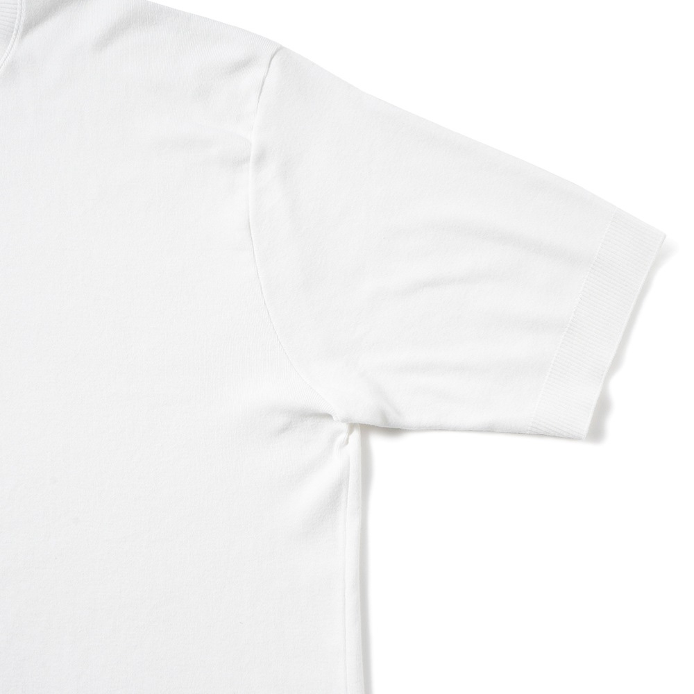 GICIPI ジチピ 2409P ARAGOSTA Cotone Soft アラゴースタ コトーネソフト クルーネック 半袖ニットソー WHITE