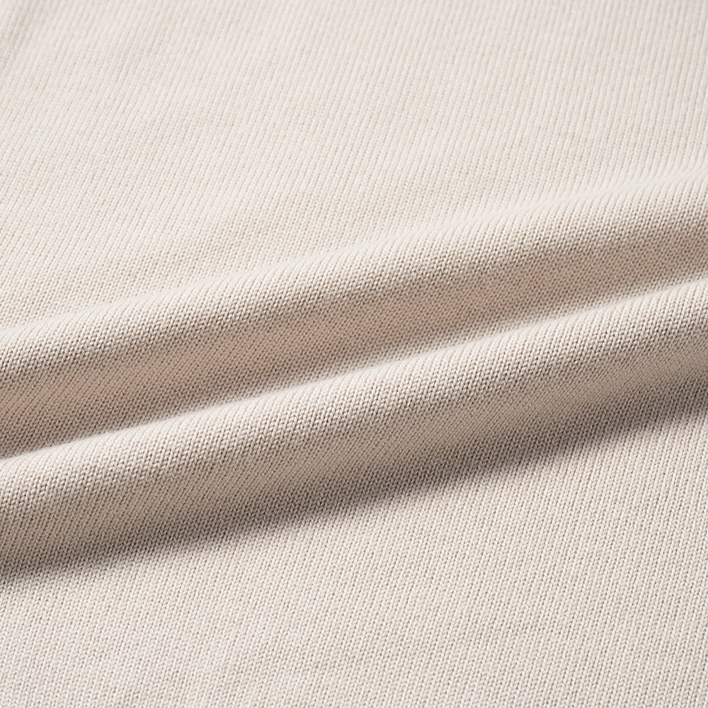 Drumohr ドルモア 8G エクストラファインメリノウール クルーネック ニット D7M103 GREIGE