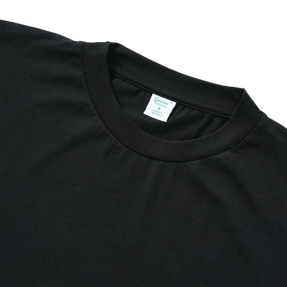 GICIPI ジチピ 2505P GRANCHIO グラーンキオ クルーネック リラックスフィット Tシャツ NERO